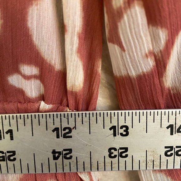 Simply‎ Vera Wang Terra Cotta Leopard Print Floral High-Low Midi Dress Size XS - Picture 12 of 13